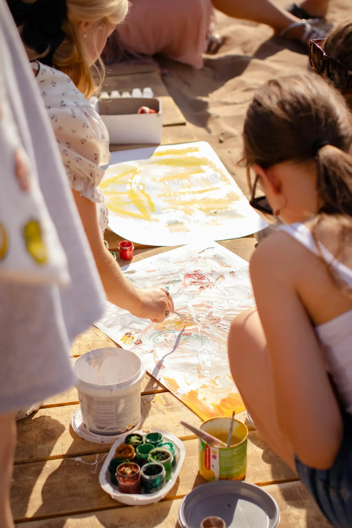 Outdoor painting activity